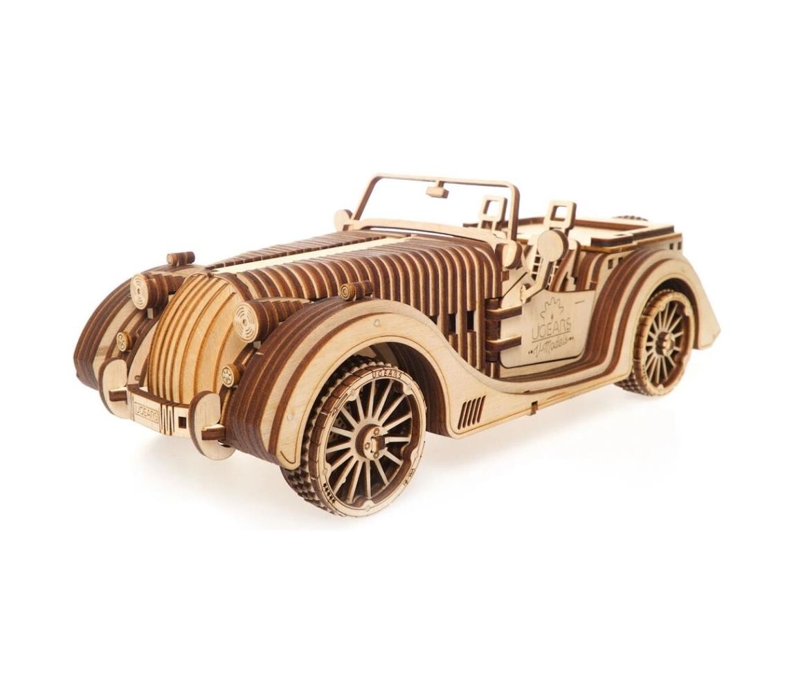 Ugears Ugears - 3D dřevěné mechanické puzzle Auto roadster