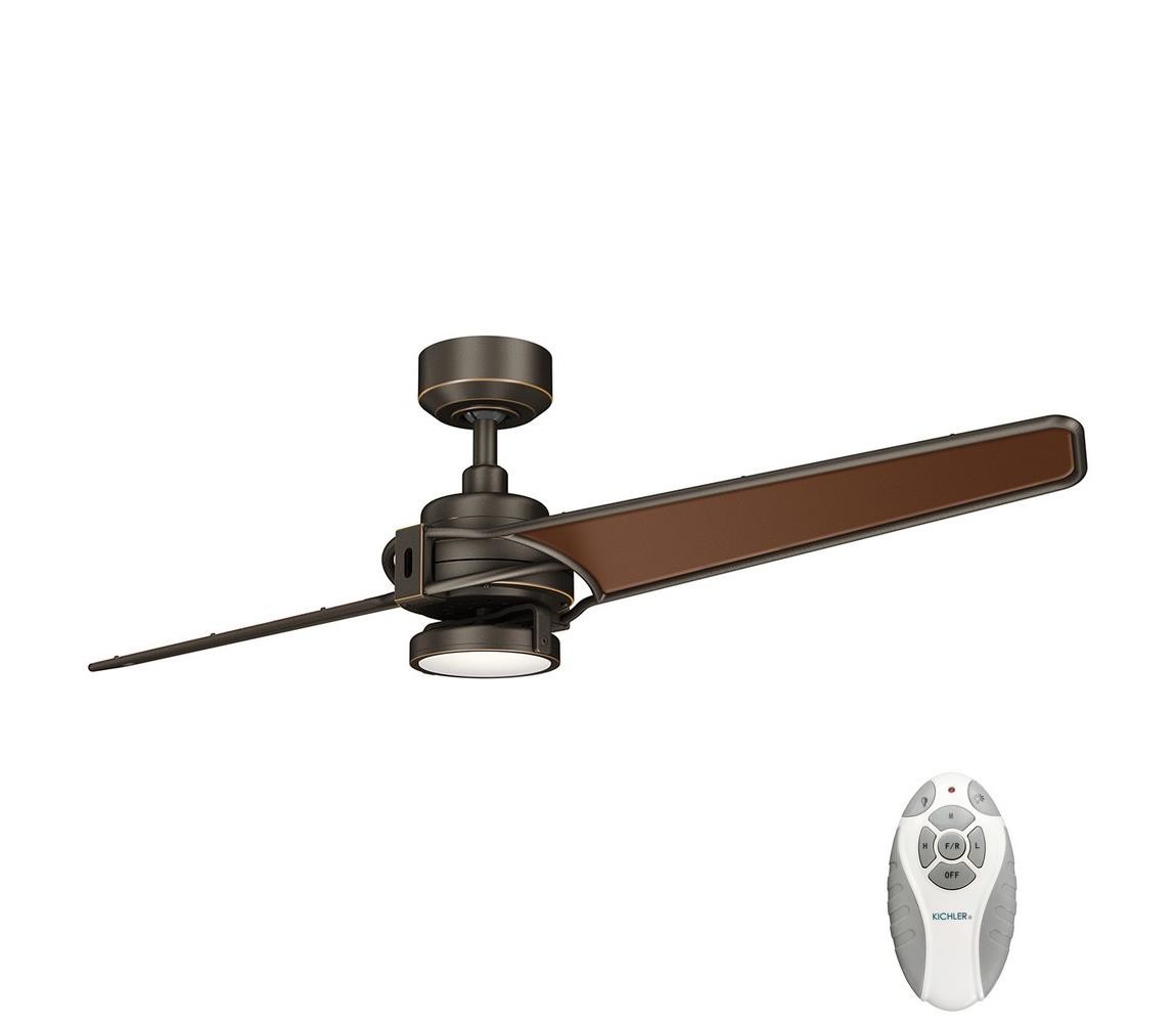 Elstead Kichler KLF-XETY-56-OZ -LED Stmívatelný stropní látor XETY LED/10W/230V +DO