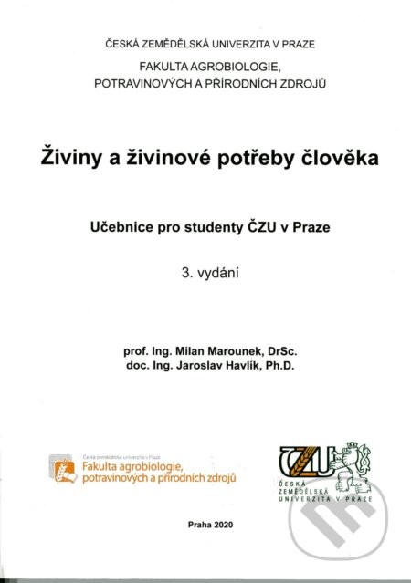 Živiny a živinové potřeby člověka - Jaroslav Havlík