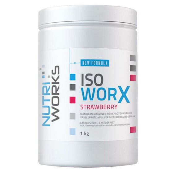 NutriWorks Iso Worx NEW FORMULA Příchuť: čokoláda, Velikost balení: 1000 Gramů