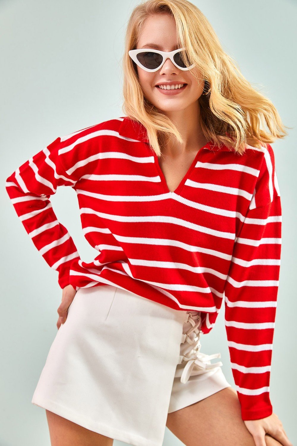 Bianco Lucci Sweater - Multicolor - Regular fit