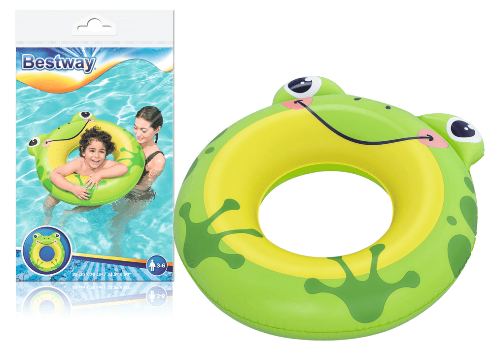 Bestway Bestway Nafukovací kruh do bazénu žába 76x85 cm