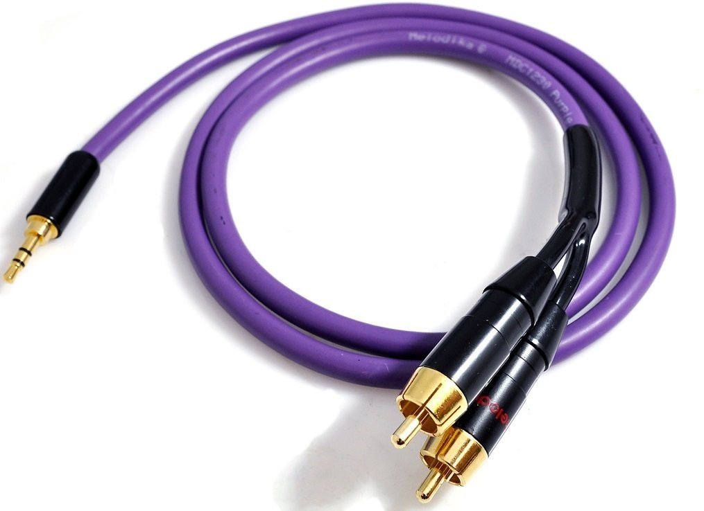 Melodika Kabel Mini Jack 3,5mm- 2x Rca MDMJ2R60 6m