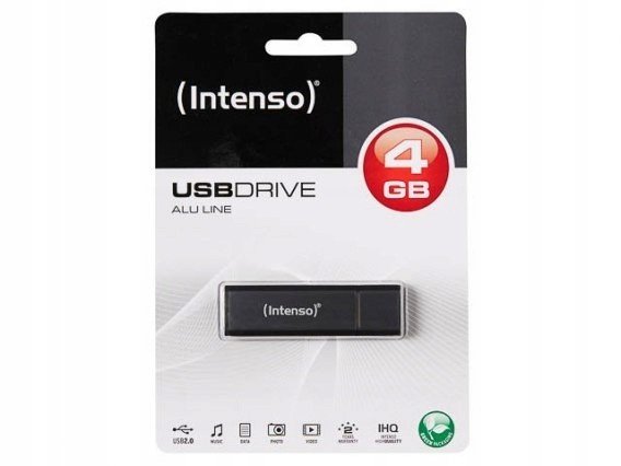 Pendrive Intenso 4GB Usb 2.0 Alu Line