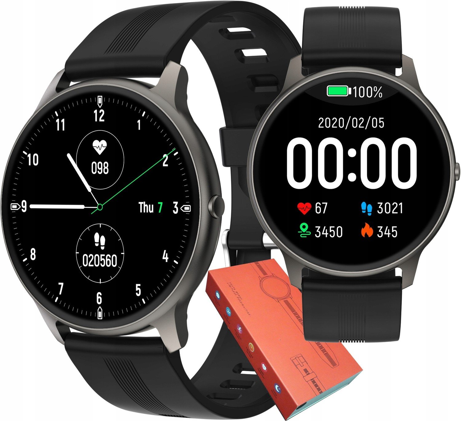 Pánské Hodinky Smartwatch Tlakoměr Pulzoměr