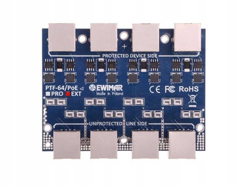 4-kanálová ochrana PTF-64-EXT/PoE Ewimar