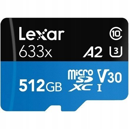 Lexar High-Performance 633x Uhs-i MicroSDXC, 512r