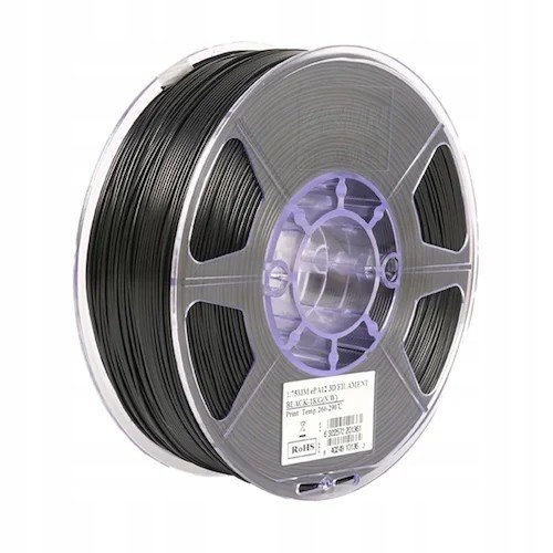 Filament eSun Pa 12 PA12 Černý 1KG