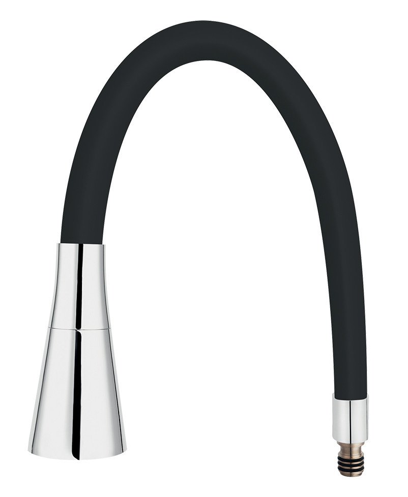 Novaservis Elastické rameno k baterii 70720, černá-chrom  (RAM70720,0C)