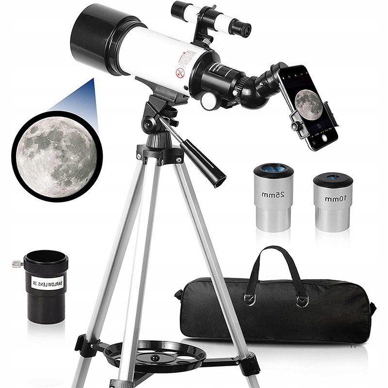 Astronomický Teleskop Pro Smartfon Luneta 70/400mm