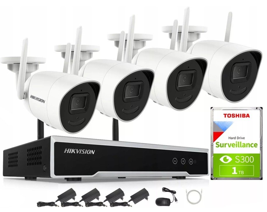 WiFi monitorovací sada Hikvision 4MPx IR30 Audio