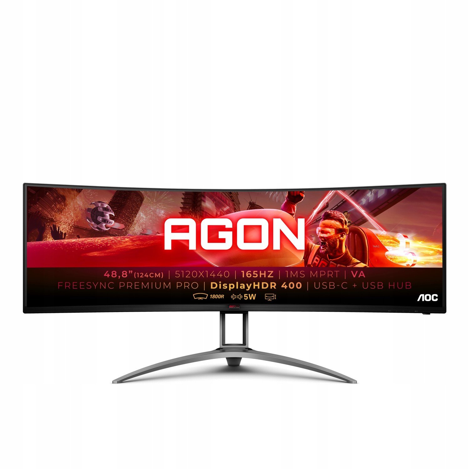 Aoc B2 AG493UCX2 počítačový monitor 124 cm (48.8