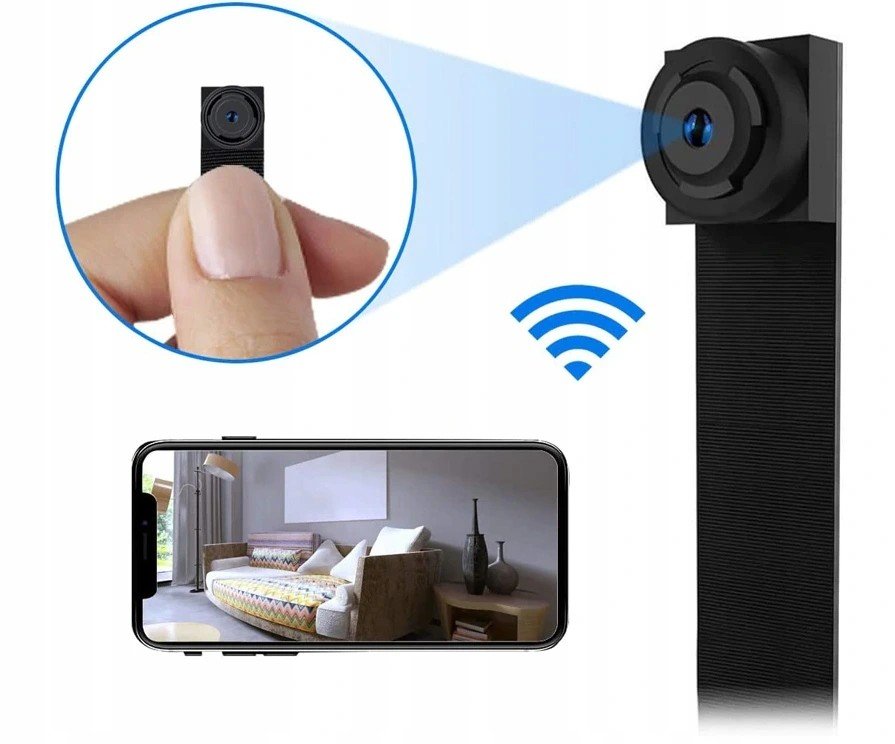 Mini Špionážní Kamera Ip Wifi Skrytá Detekce Aa