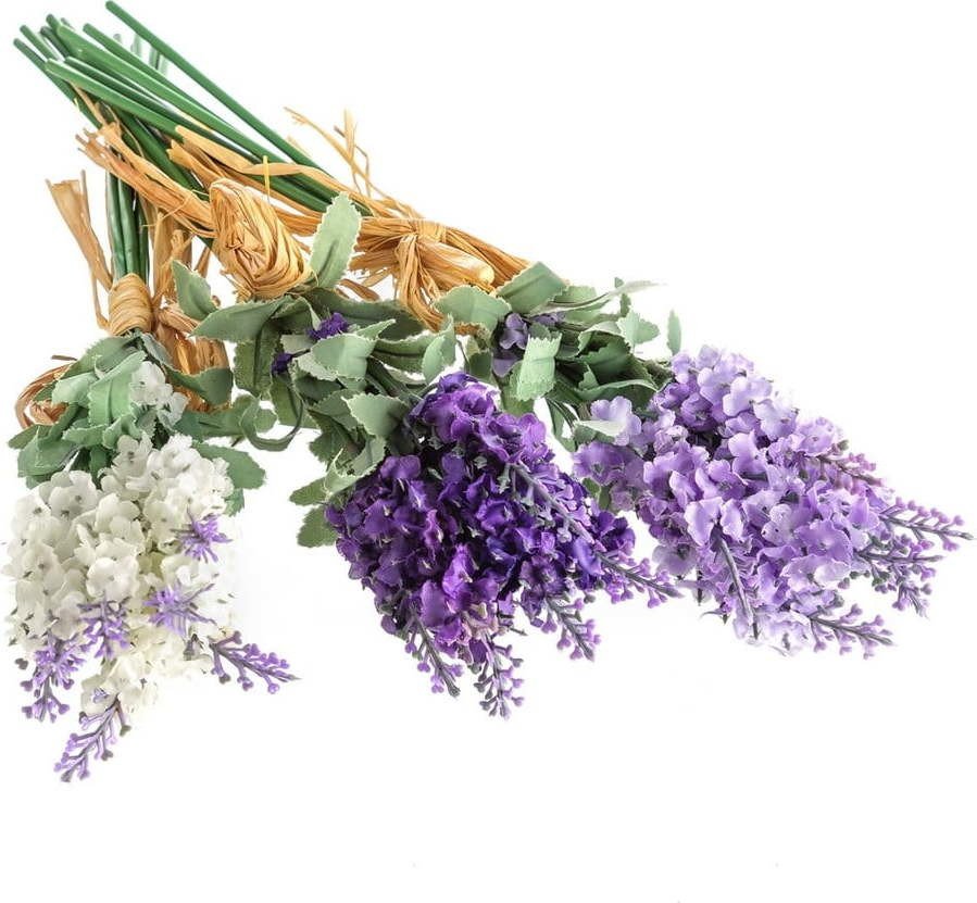 Umělé květiny v sadě 3 ks Lavender Bouquet – Casa Selección