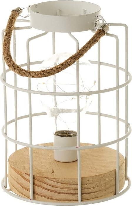 Bílá stolní lampa (výška 20,5 cm) – Casa Selección