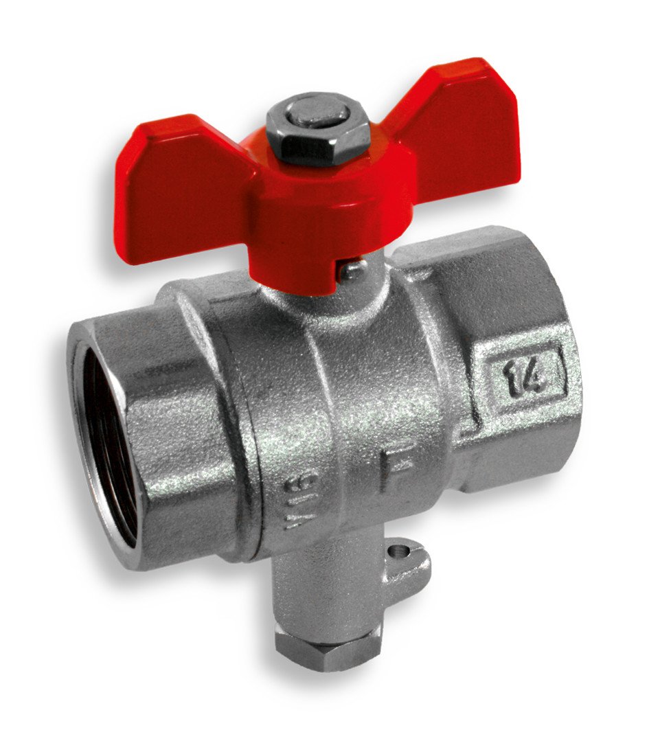 Novaservis Kulový kohout EKO pro připojení čidla - motýlek 1/2