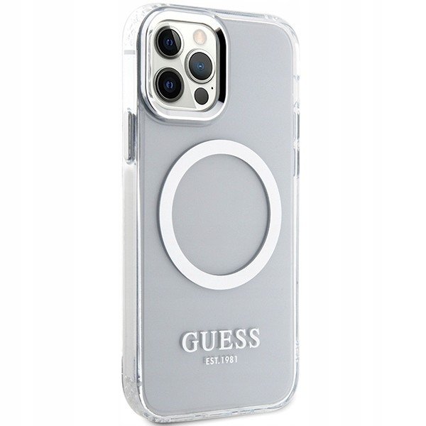 Guess zadní kryt case Magsafe pro iPhone 12/ 12 Pro