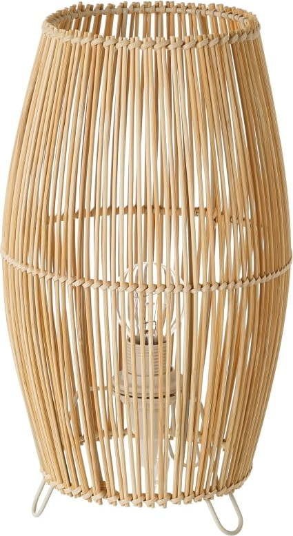 Bambusová stolní lampa v přírodní barvě s bambusovým stínidlem (výška 29 cm) Natural Way – Casa Selección