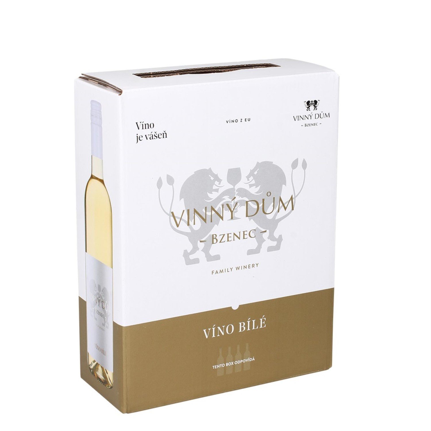 Vinný dům Bílé víno Irsai oliver - suché, bag in box 3 l