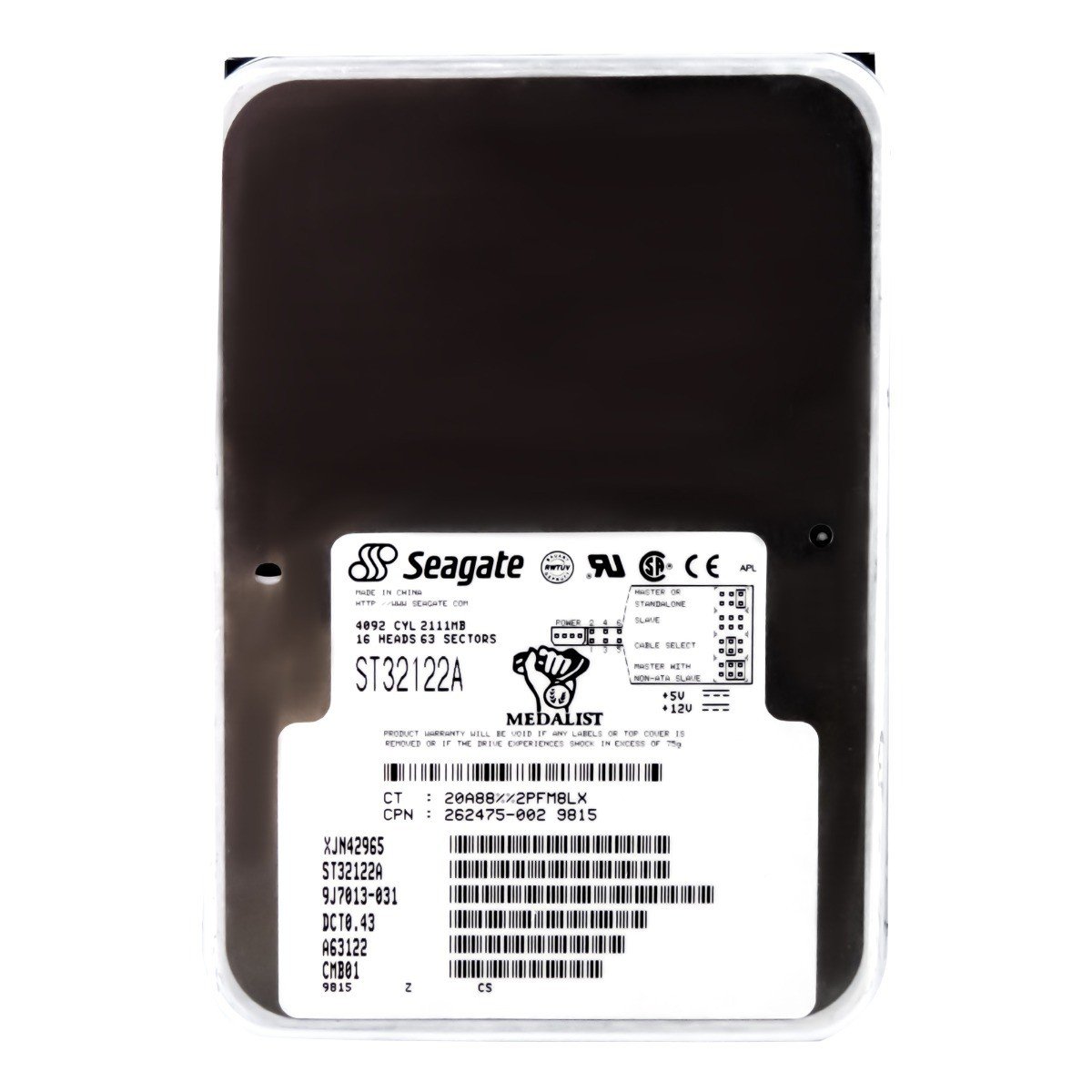 Seagate Medailista 2122 2.1GB 4.5K Ata 3.5' ST32122A