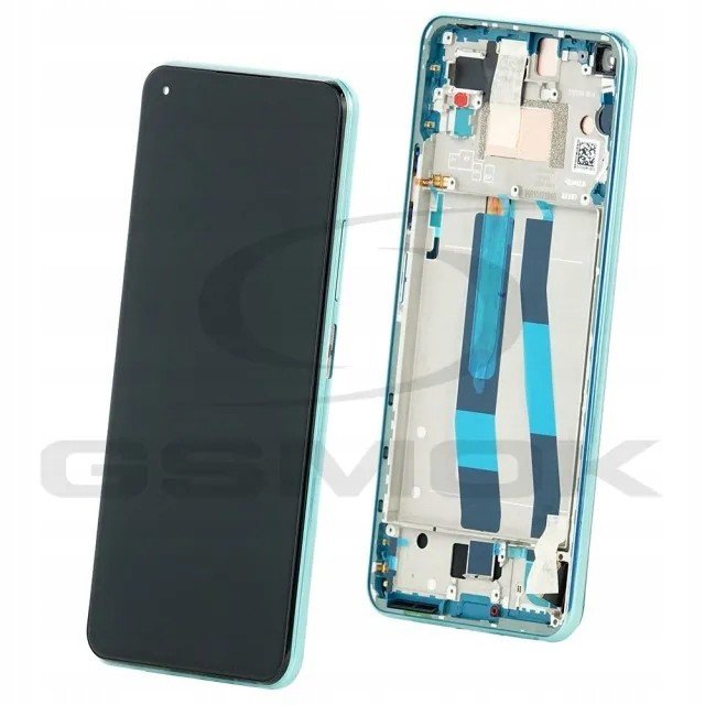 Displej Xiaomi MI 11 Lite 5G S Rámečkem Zelený