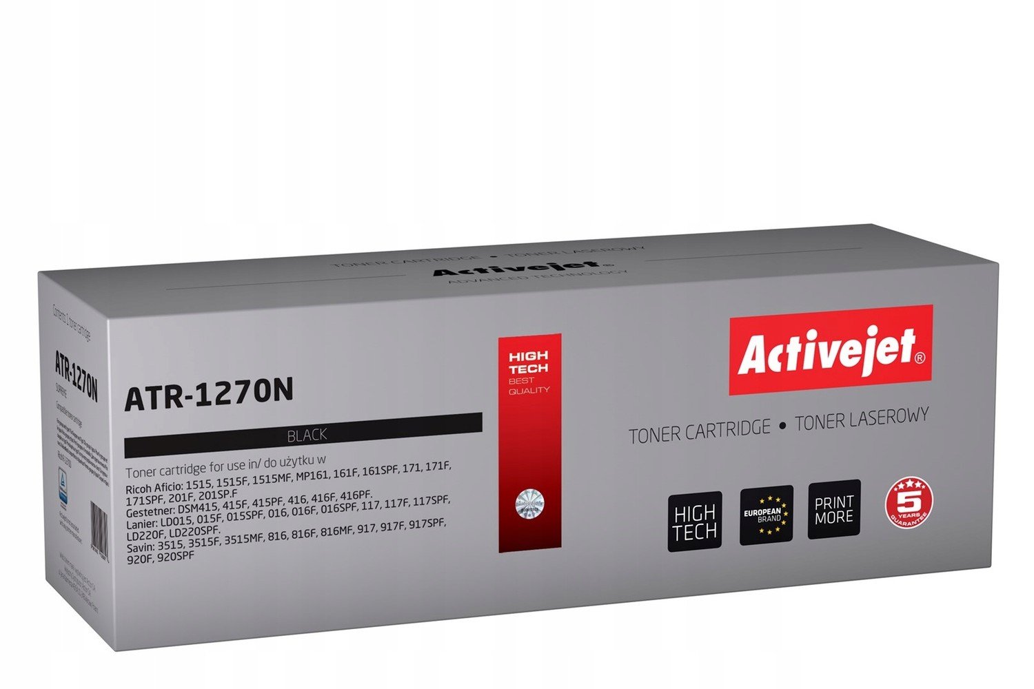 Toner Activejet ATR-1270N (náhrada Ricoh 1270D 8