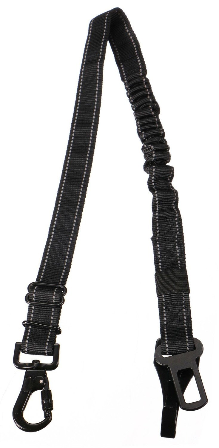 Bezpečnostní pás do auta pro psa CAR BELT FREDY, 63/90 x 2,5cm SIXTOL