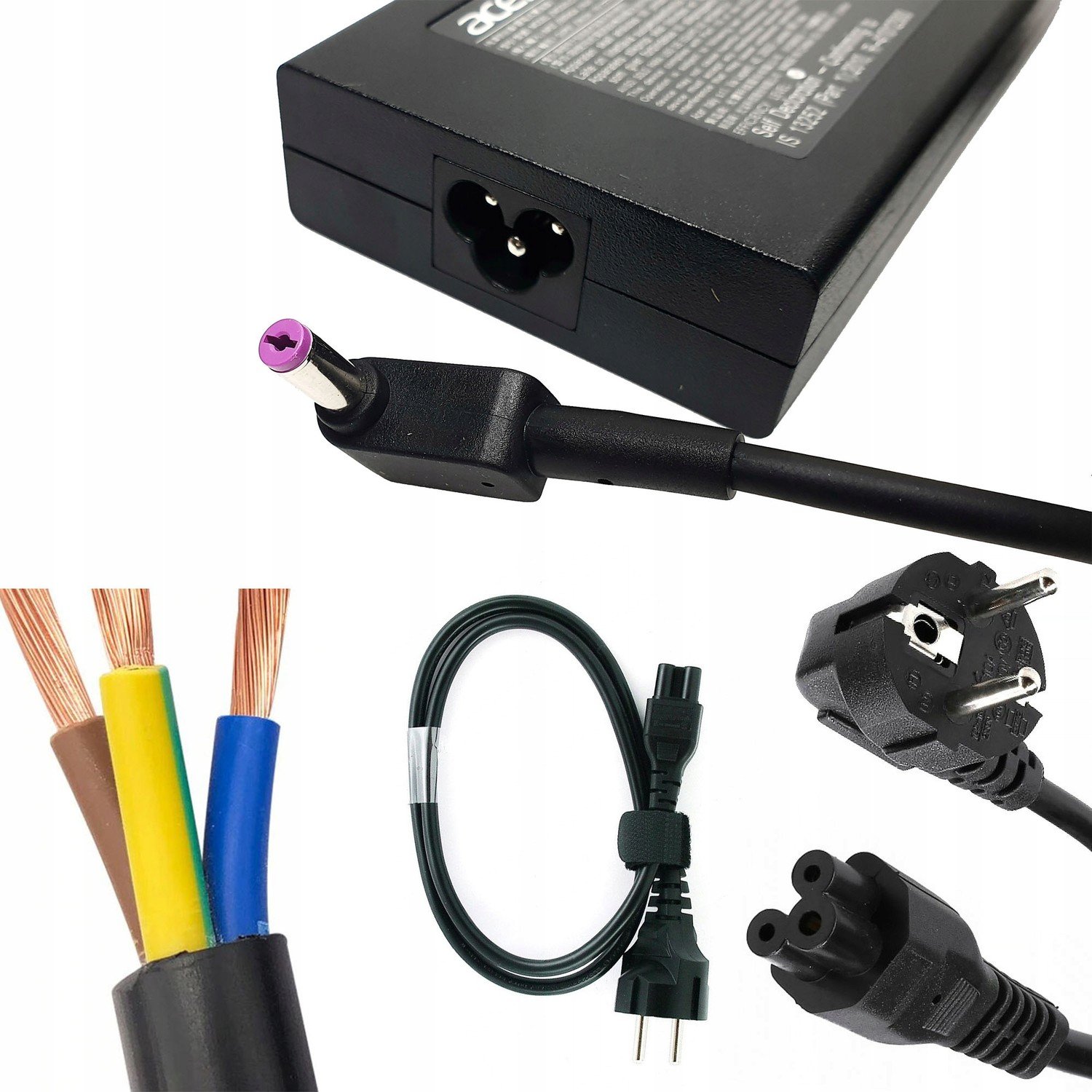 Napájecí Adaptér Acer 135W 19V 7.1A Nitro 5 VX15 AN515-51