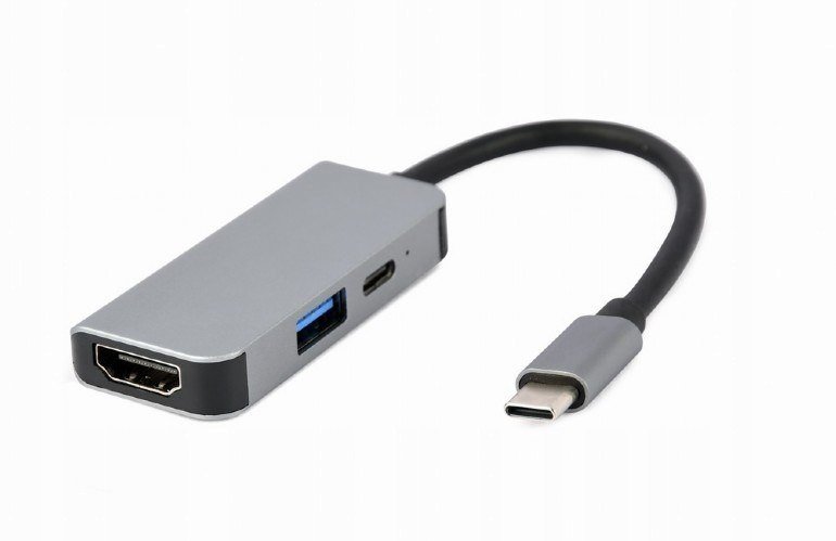 Gembird Multi Adaptér Usb Type-c 3V1 (usb Hub Hdmi