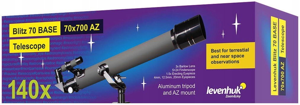 Teleskop Levenhuk Blitz 70 Base