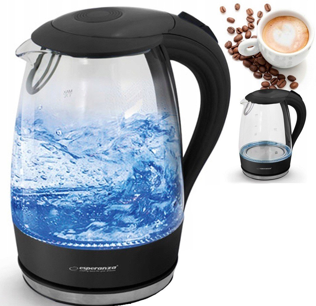 Rychlovarná konvice Angele skleněná 1,7l 2200W