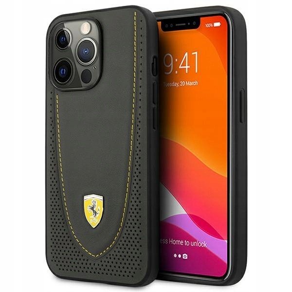 Ferrari pouzdro pro iPhone 13 Pro 13 černé