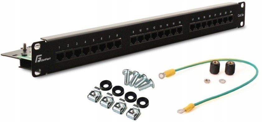 Patch Panel Utp KAT.5E 24 Portů PGF-5EUTP24-B5