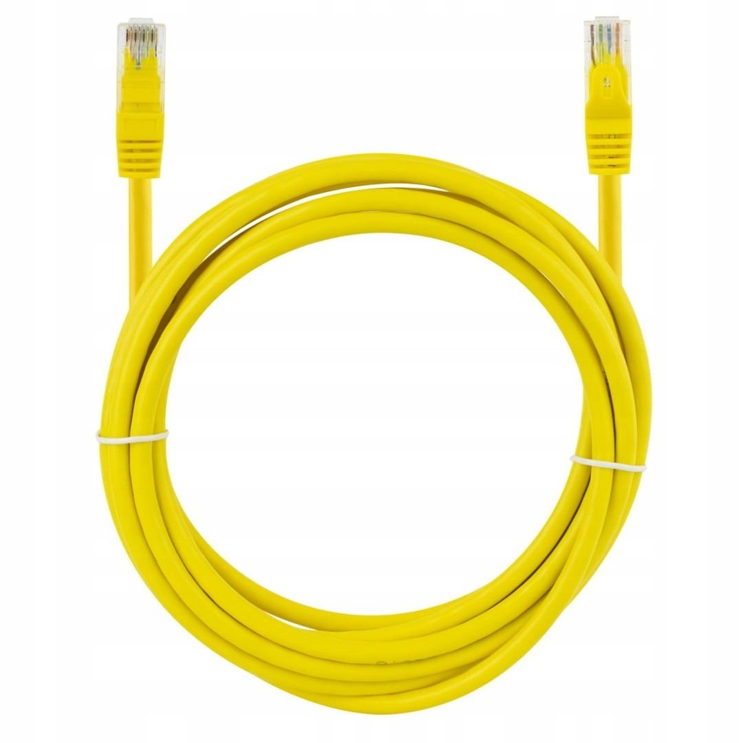 Kabel Patchcord Utp kat. 6 1m Žlutý