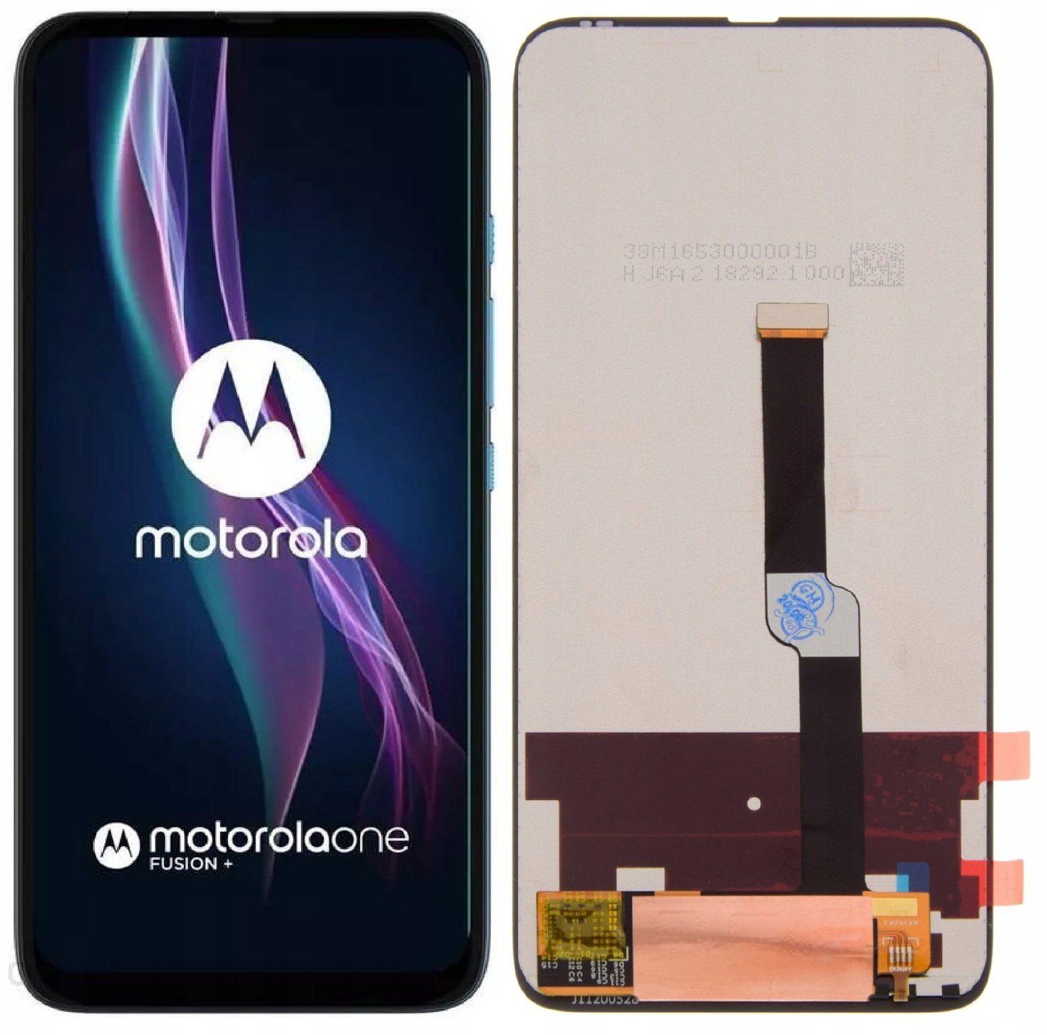 Displej pro Motorola One Fusion Plus černý