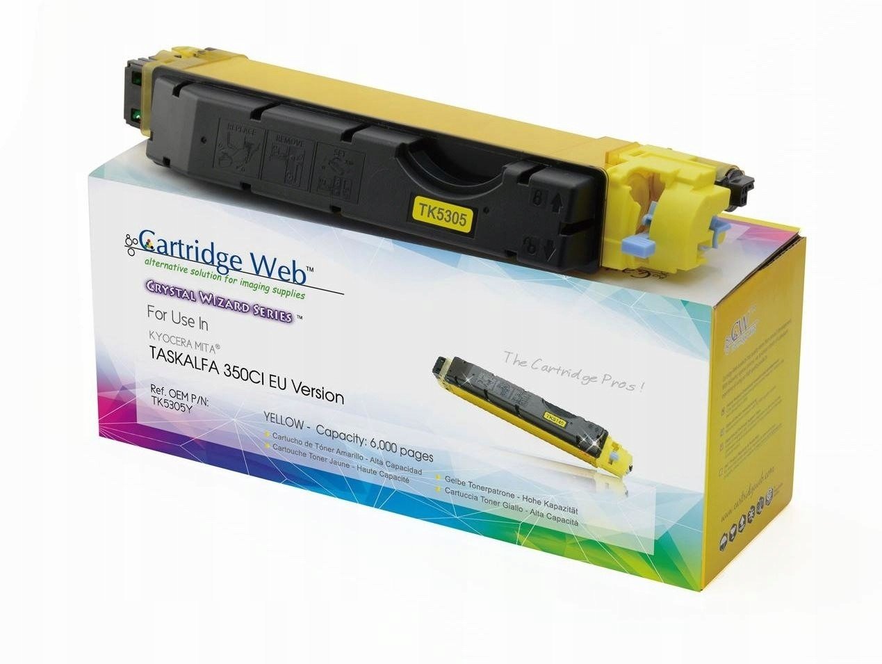 Toner Cartridge Web Yellow Kyocera TK5305 zaměnitelný