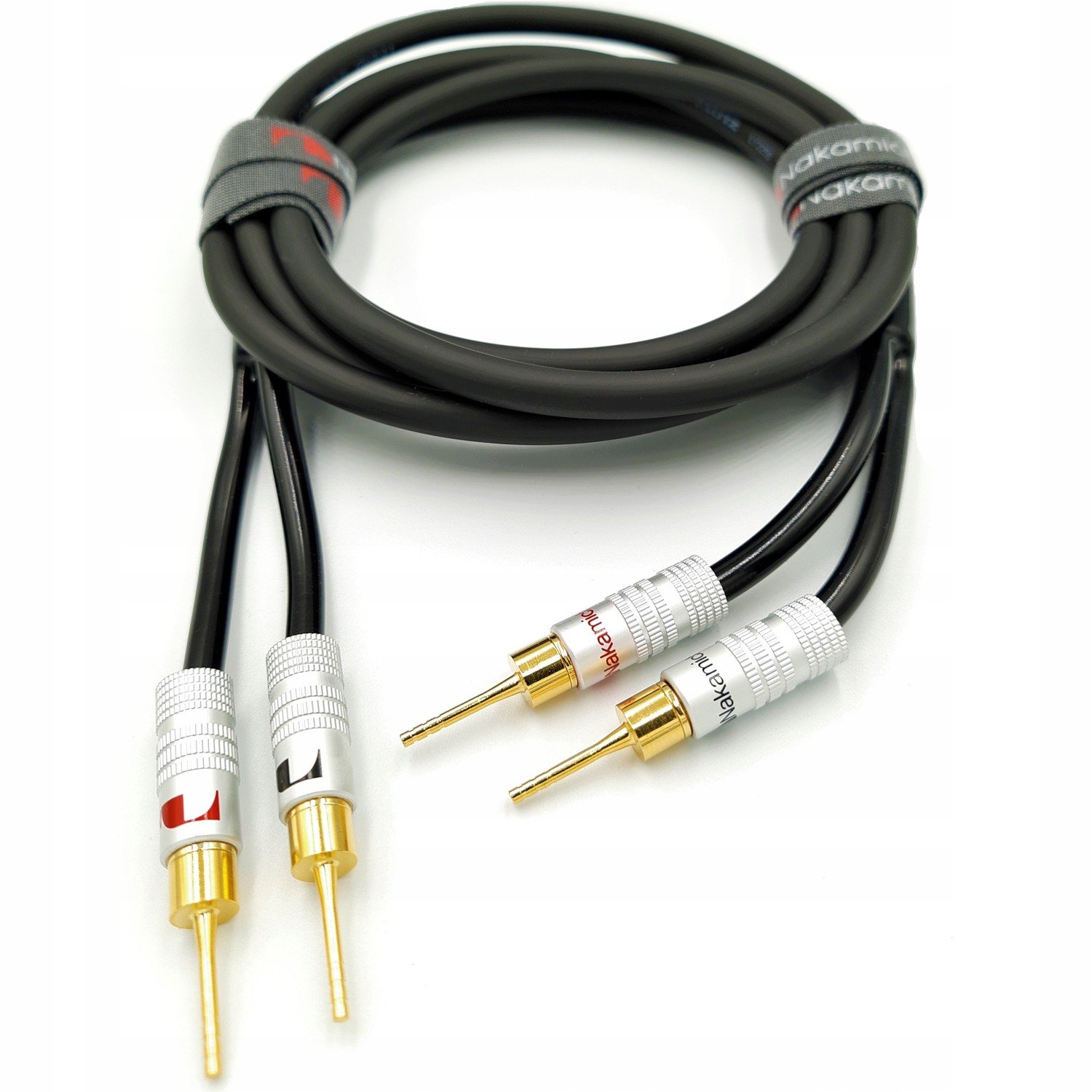 Nakamichi Reproduktorový kabel 2x2,5 kolík rovný 3m