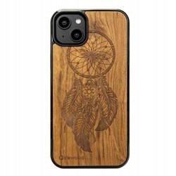 Dřevěné Pouzdro Pro Iphone 14 Plus Lapač Snů Case