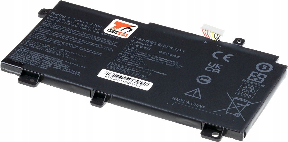 Baterie T6 Power pro Asus Tuf FX505DV
