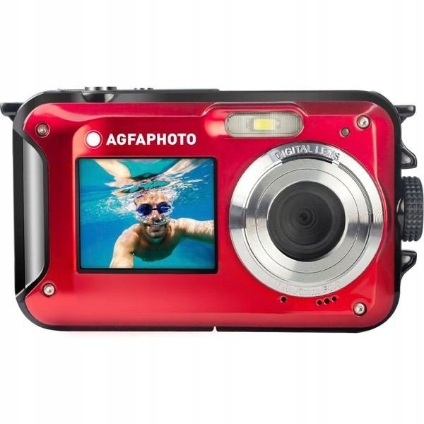 Digitální fotoaparát Agfaphoto Realishot WP8000 červený