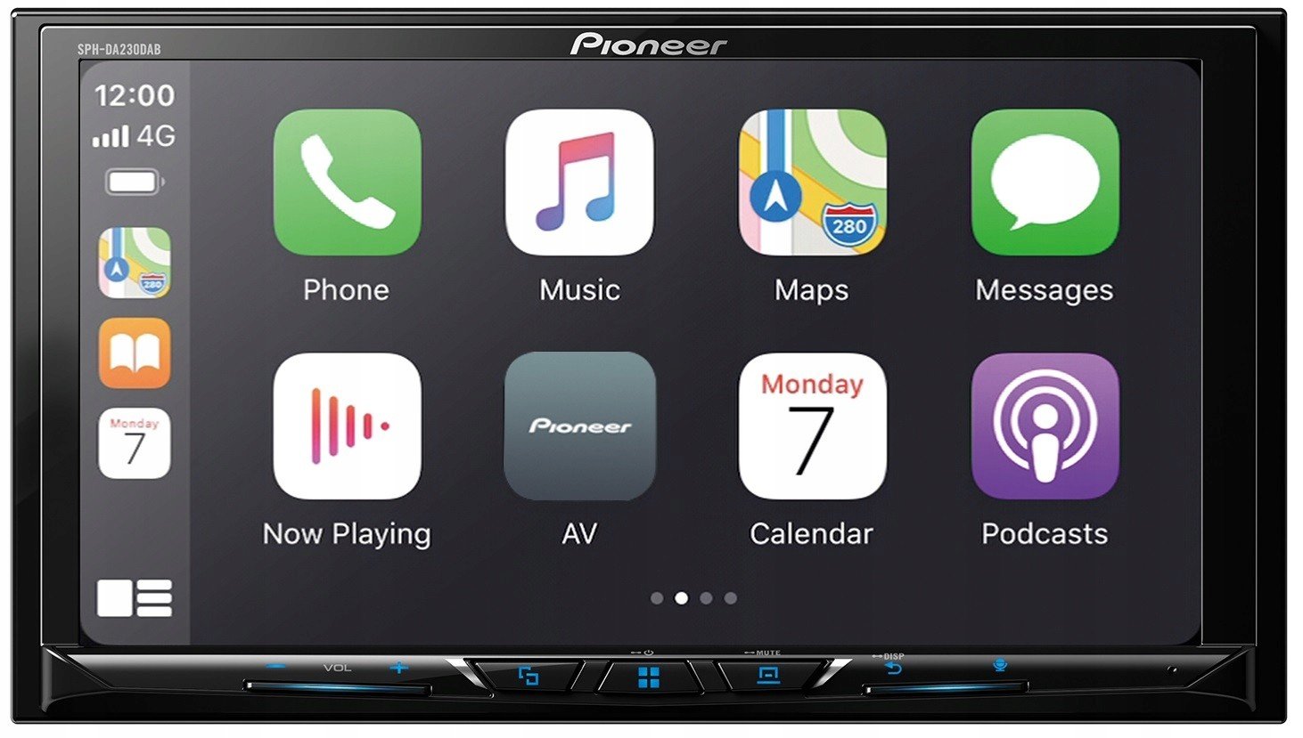 Pioneer SPH-DA230DAB Radio 2DIN Bt CarPlay Android