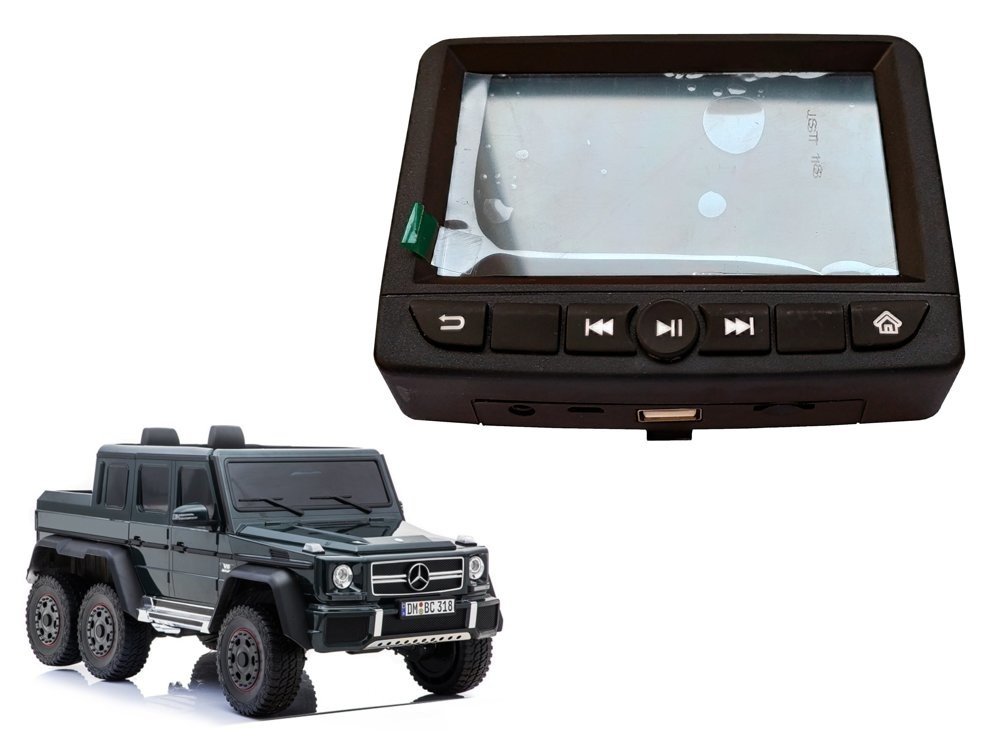 mamido Náhradní hudební LCD panel MP4 pro Mercedes G63 SX1888