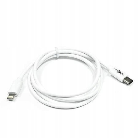 Usb typ-C kabel iPhone Lightning eXtreme 1 m bílý