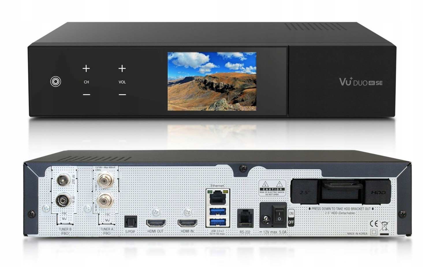 Vu+ Duo 4K Se 1x Dual Fbc S2X 1x Fbc C tuner