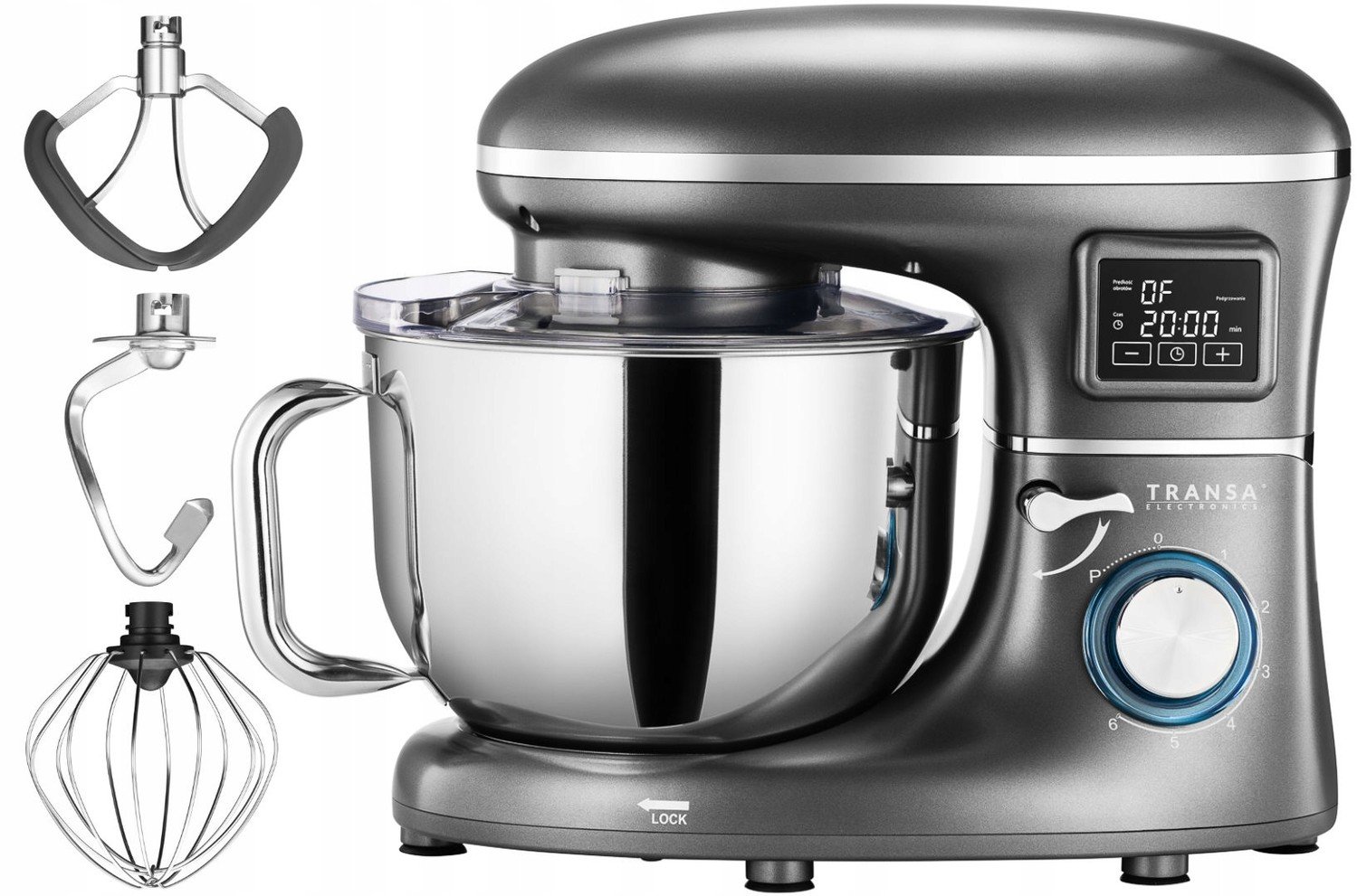 Planetární robot s vyhřívanou mísou Silver 2800W