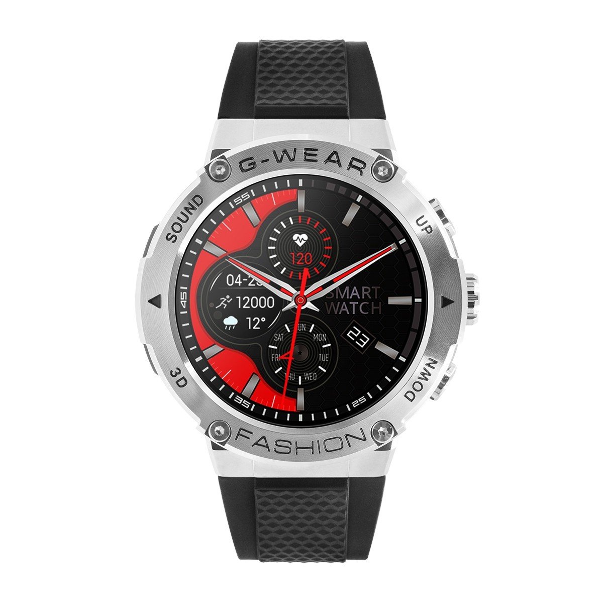 Chytré hodinky G-wear stříbrné Watchmark