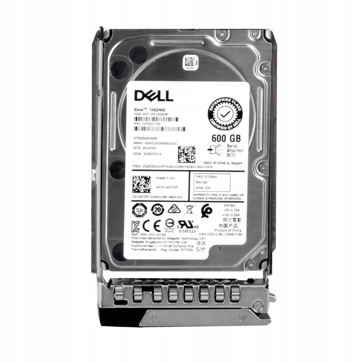 Dell 0XXTRP 600GB 10K 128MB SAS-3 2.5' ST600MM0069
