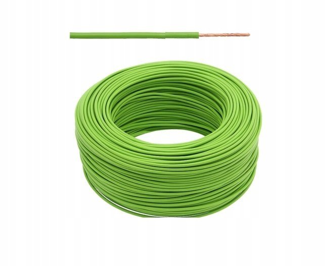 Kabel LgY 1x2,5mm (H07V-K) zelený