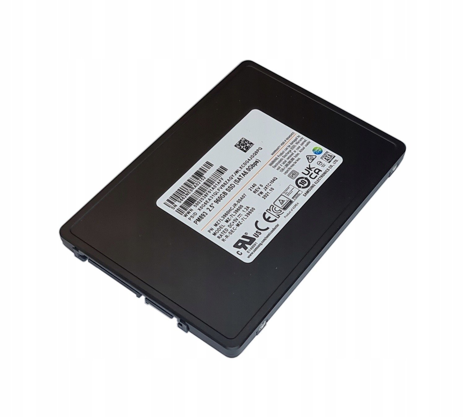 Disk Ssd Samsung MZ7L3960HCJR-00A07 960GB