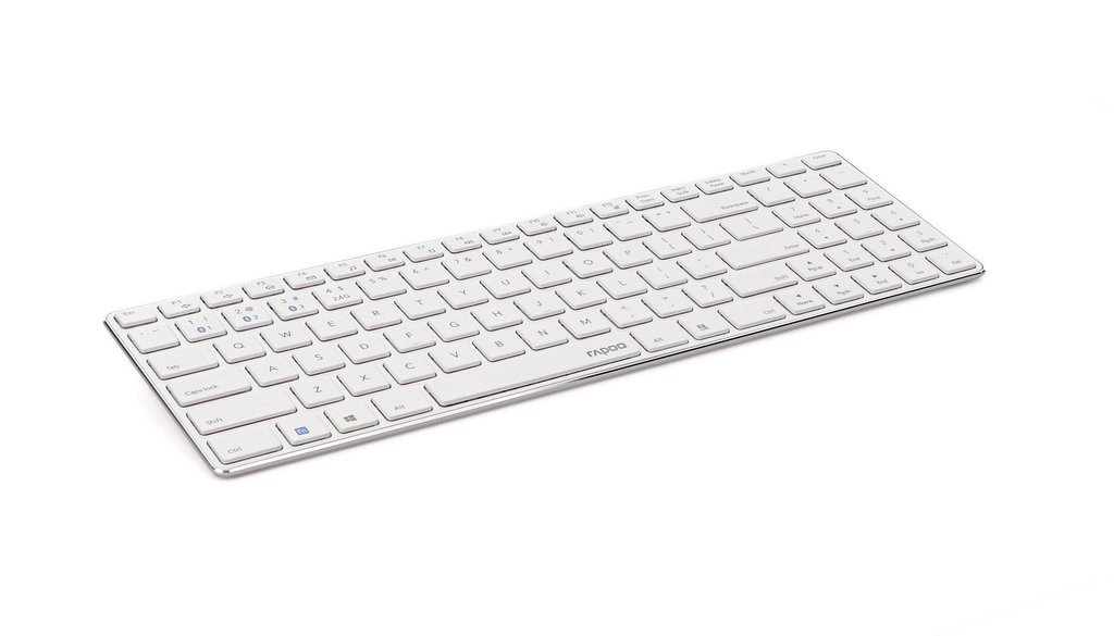 Rapoo E9100M klávesnice bílá, 6940056200020